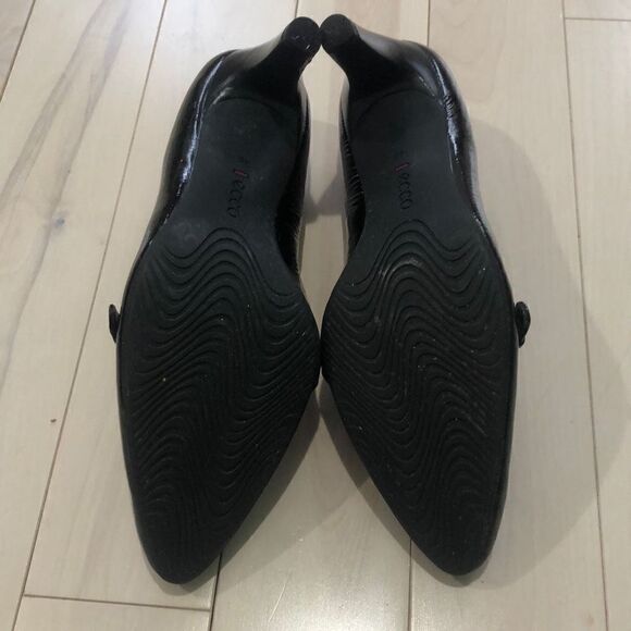 Ecco Women's Mary Jane Adjustable Buckle Pointed Toe Heels Black Size 40 - Picture 5 of 5